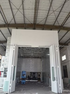 Electric Heating Auto Spray Booth | 50Hz Environmental Car Painting Oven | Dust-Free Garage Spraying Room