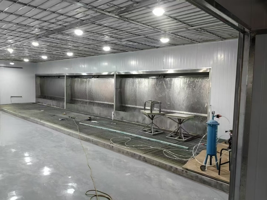Environmental protection Water Curtain Spray Cabinet Paint Mist Purification Equipment Cyclone Water Curtain Booth