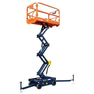 Reach Up To 25 Feet Paint Booth Man Lift Offering Non slip Platform And Joystick Control System Ensuring And Safe Access