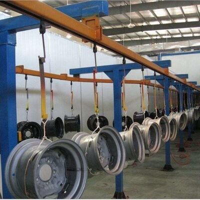 Customized Overhead Conveyor Paint Line Line Painting Paint For Heavy-Duty Products