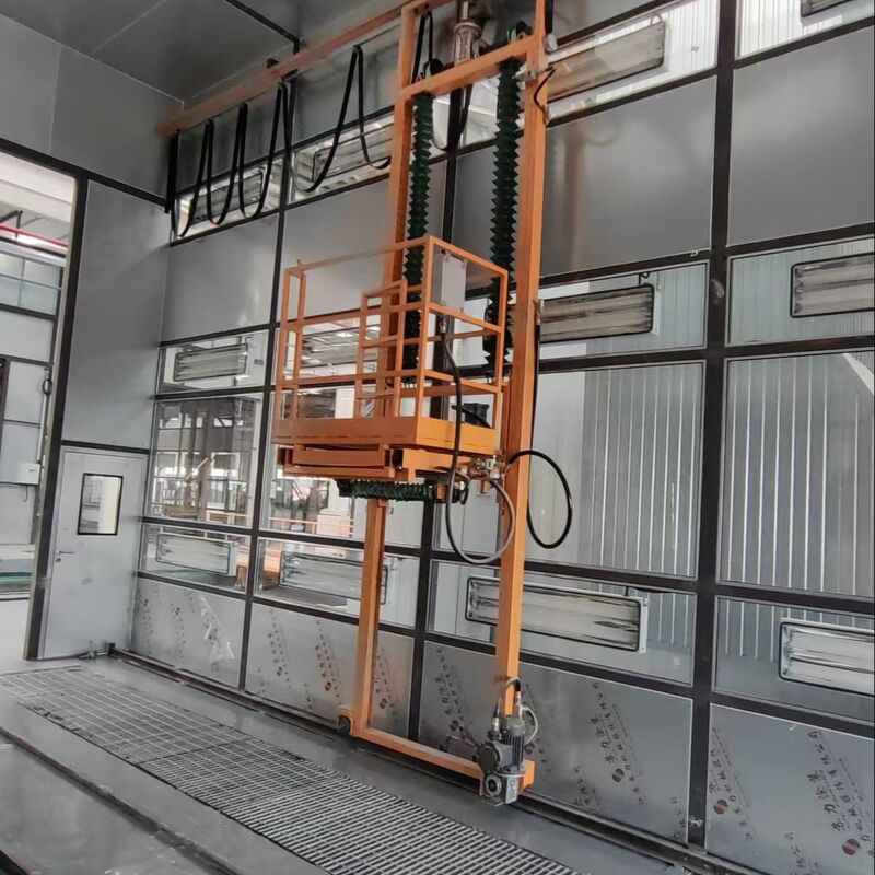 Telescopic Wall-Mounted Man Lift with 4.5m Reach for Commercial Vehicle Painting