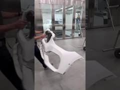 सीई 220 वी ऑटोमोटिव स्प्रे बूथ ऑटोमोटिव पेंट बूथ 7000 X 5250 X 3430 मिमी