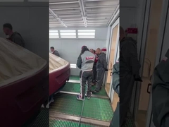 सीई ऑटो पेंट बूथ 0.25m/S - 0.35m/S कार पेंट साइको स्प्रे बूथ