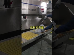 एक स्वच्छ स्प्रे पेंटिंग वातावरण के लिए कुशल जल पर्दा कैबिनेट