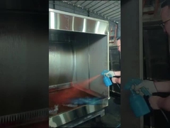 FEW-10 पर्यावरण जल पर्दा कैबिनेट झरना स्प्रे पेंट बूथ छोटा