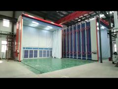 कोटटेक औद्योगिक उच्च दक्षता टेलीस्कोपिक मोबाइल पेंट रूम, वापस लेने योग्य टेंट