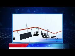 ऑटोमोबाइल एक्सेसरीज़ उच्च तापमान सुखाने का कमरा, पॉलीयूरेथेन इलाज औद्योगिक हीटिंग भट्टी