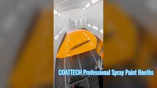 COATTECH प्रोफेशनल स्प्रे पेंट बूथ | उन्नत इन्फ्रारेड इलाज और सीई प्रमाणित